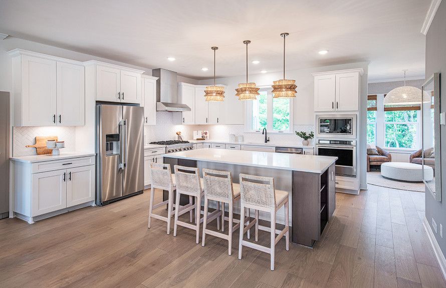 Open kitchen layout