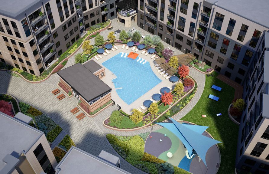 Future Courtyard and Pool