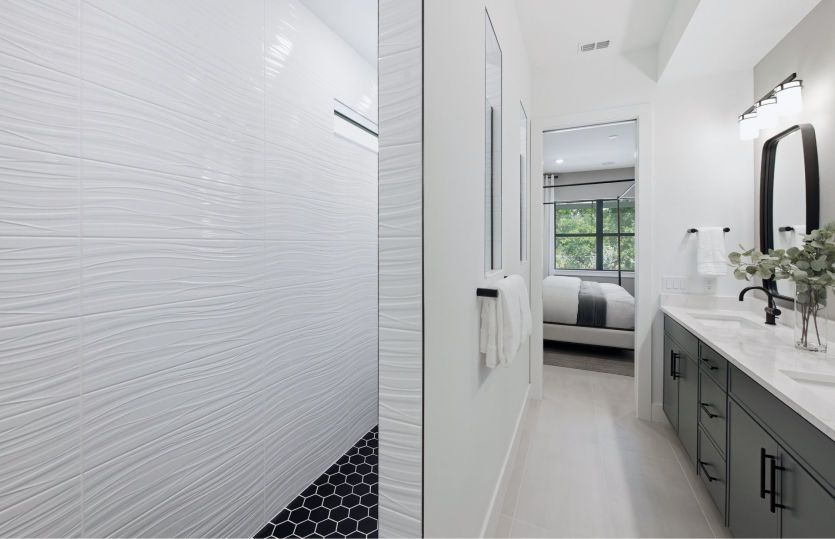 Owner's bathroom with super walk-in shower