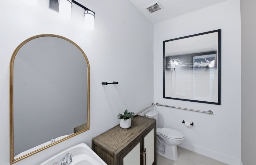 Powder bathroom