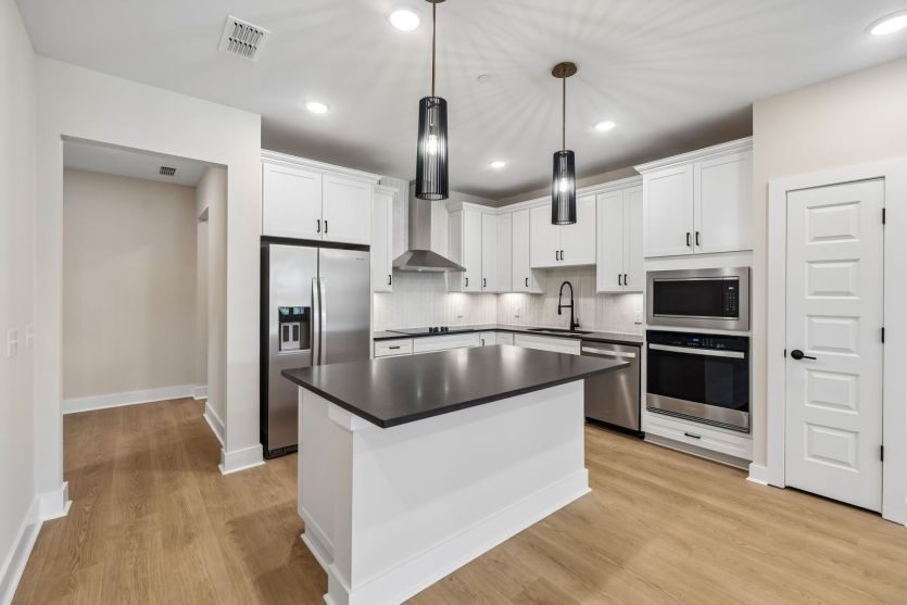 Large, modern kitchen