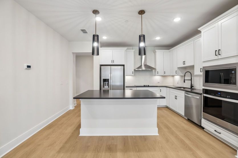 Large, modern kitchen