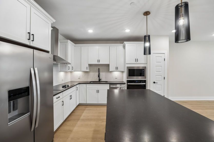 Large, modern kitchen