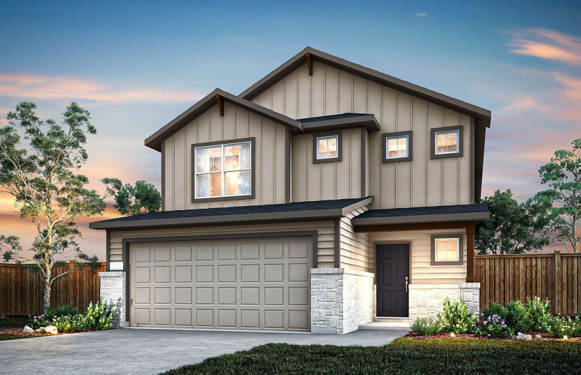 Monroe - Saddleback at Santa Rita Ranch: Liberty Hill, Texas - Pulte Homes