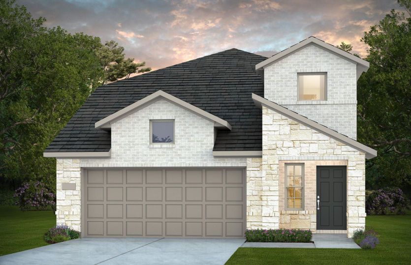 Gustine - Saddleback at Santa Rita Ranch: Liberty Hill, Texas - Pulte Homes