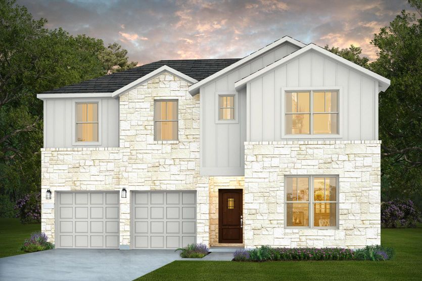 Albany - Saddleback at Santa Rita Ranch: Liberty Hill, Texas - Pulte Homes