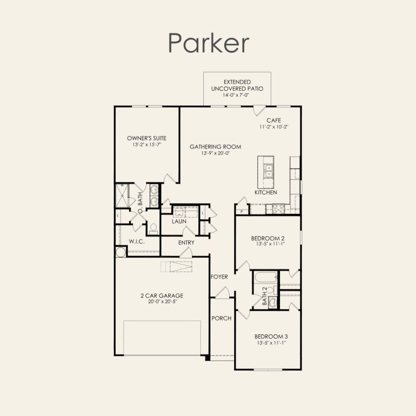 First Floor 3 br / 2 ba