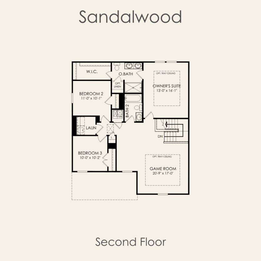 Second Floor 3 br / 2.5 ba