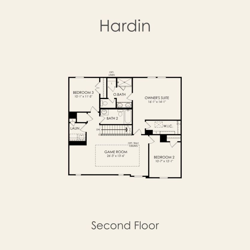 Second Floor 3 br / 2.5 ba