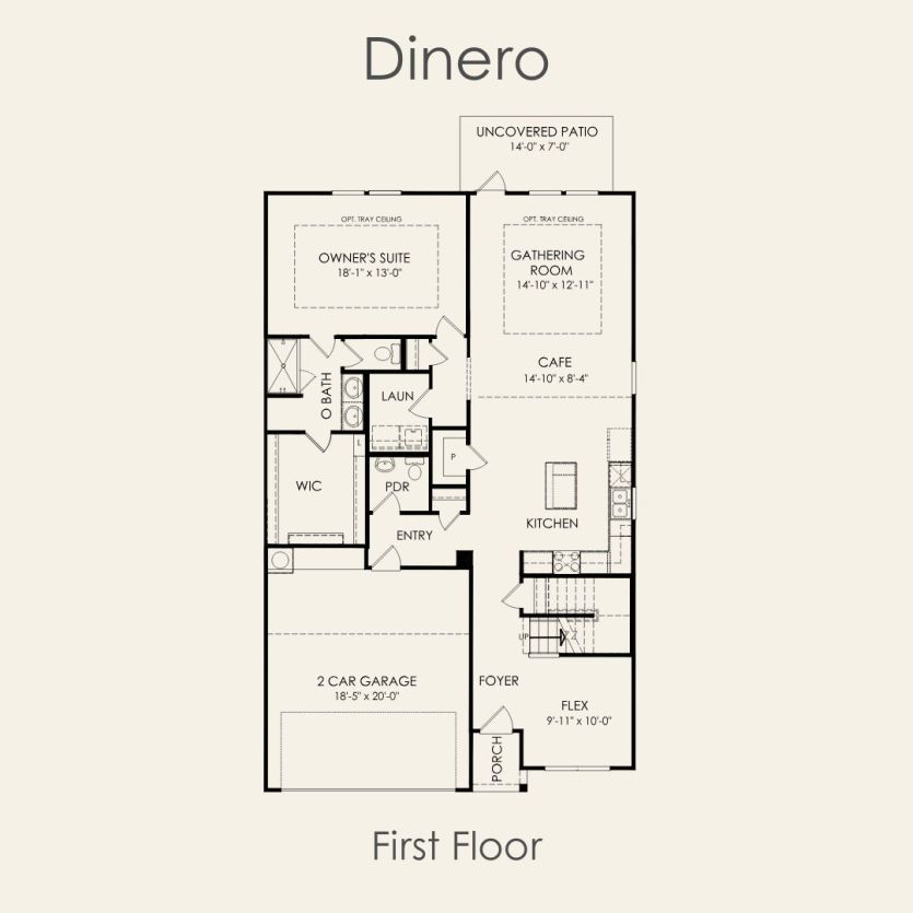 First Floor 4 br / 2.5 ba