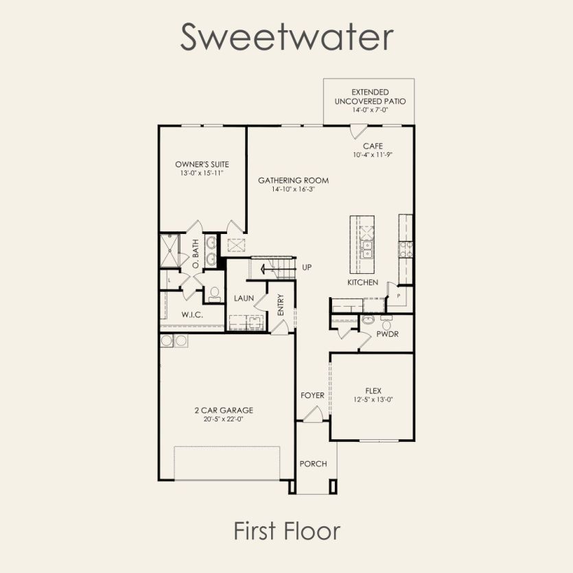 First Floor 4 br / 2.5 ba