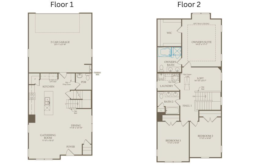 Floor Plan Level 1 & Level 2