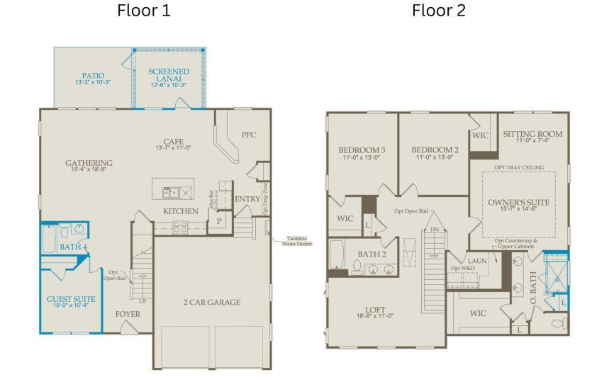 Floor Plan Level 1 & Level 2