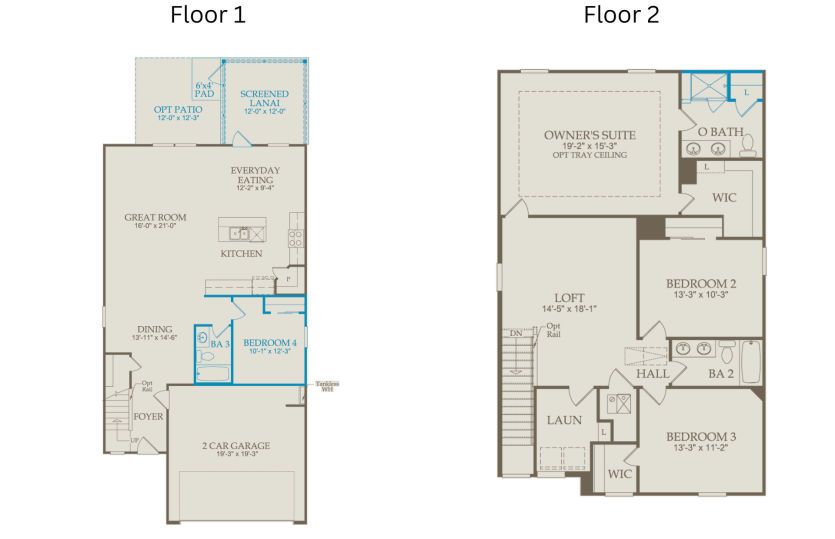 Floor Plan Level 1 & Level 2