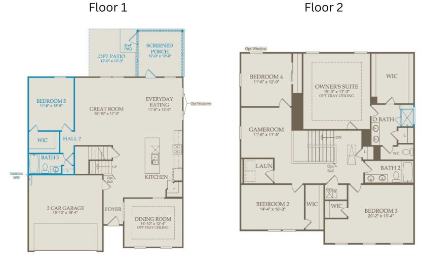 Floor Plan Level 1 & Level 2