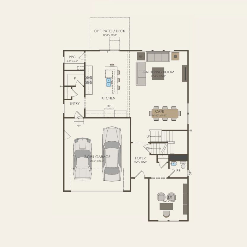 First Floor 4 br / 2.5 ba