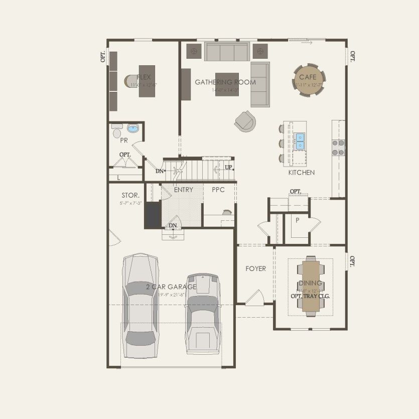 First Floor 4 br / 2.5 ba