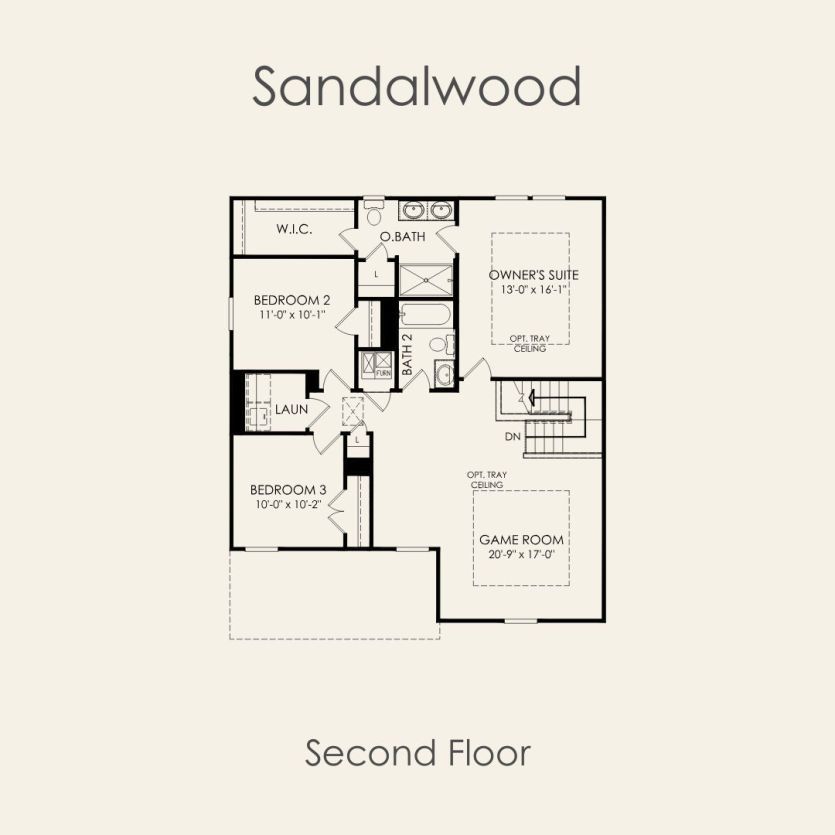 Second Floor 4 br / 2.5 ba