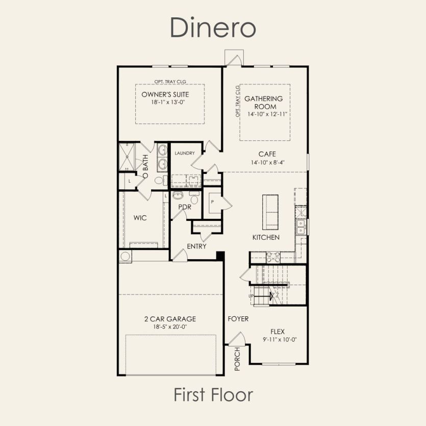 First Floor 4 br / 2.5 ba