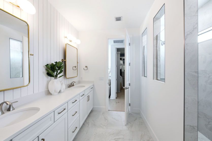 Owner's Bath with Dual Vanities
