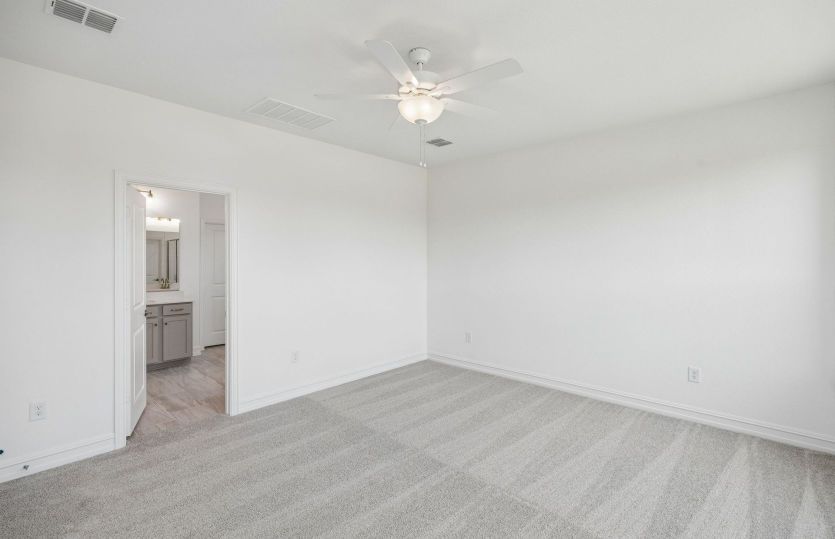 Spacious owner's suite