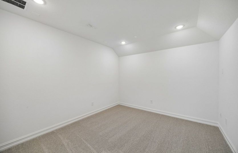 Media room on second floor