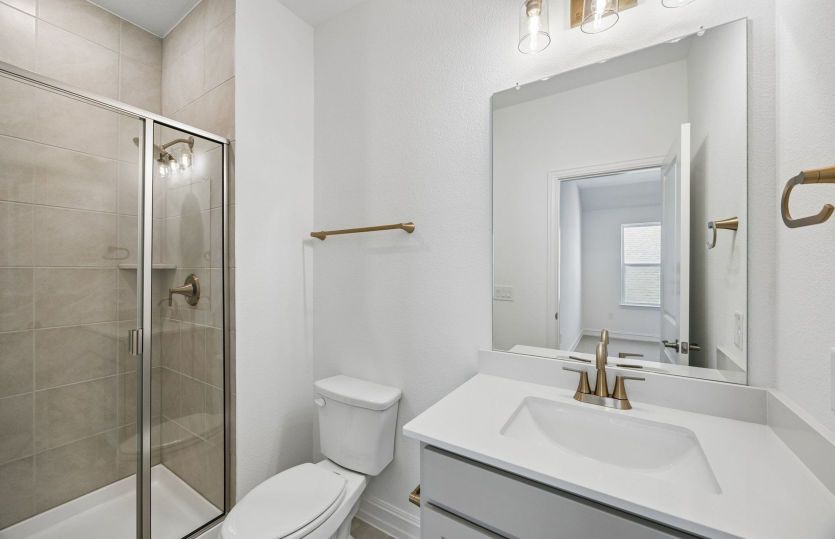 Secondary bathroom