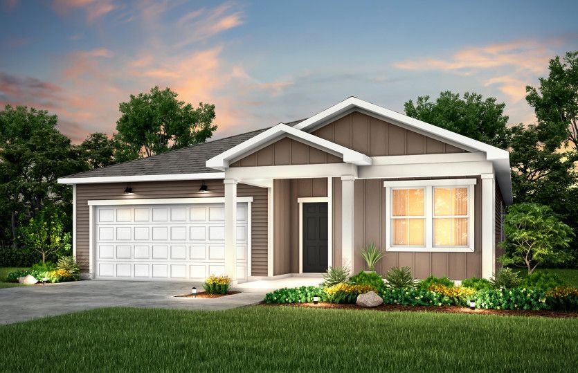 Ibis Exterior TD103 with a covered front porch.
