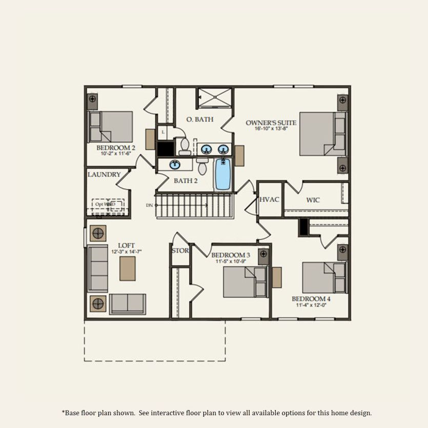 Second Floor 4 br / 2.5 ba