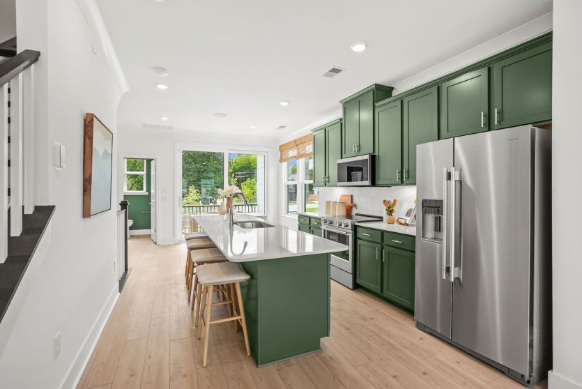 Open Kitchen with an Island