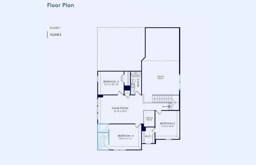 Rainier Floor Plan, Quick Move-In Home, Floor 2