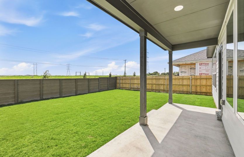 Covered Back Patio