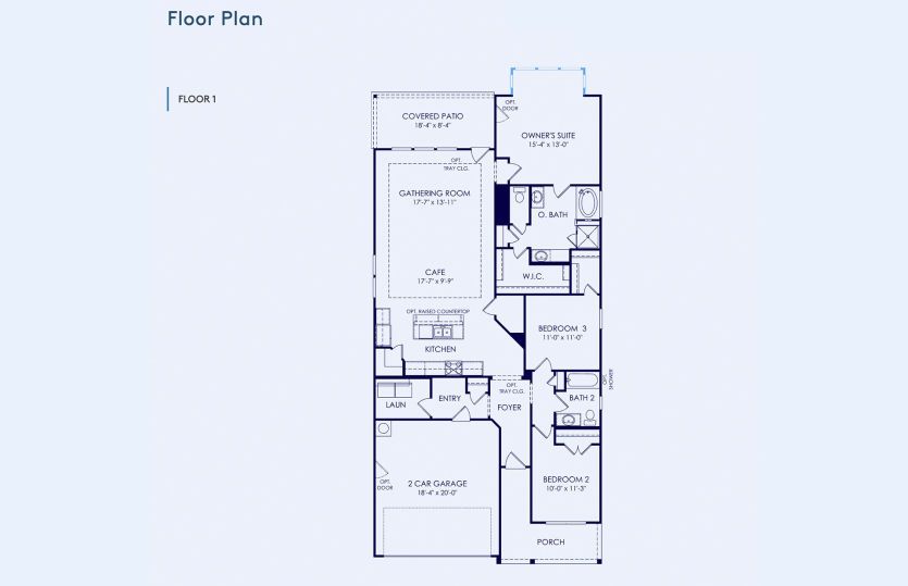 Crestone Floor Plan, Quick Move-In Home, Floor 1