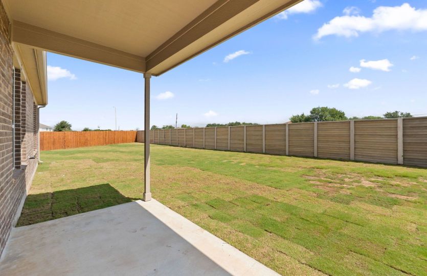 Covered Back Patio