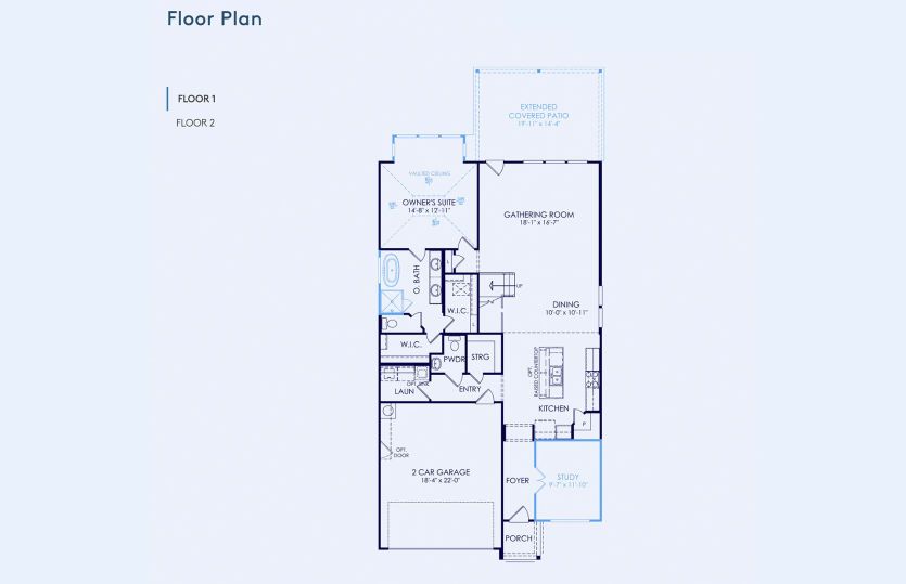 Puma Floor Plan, Quick Move-In Home, Floor 1