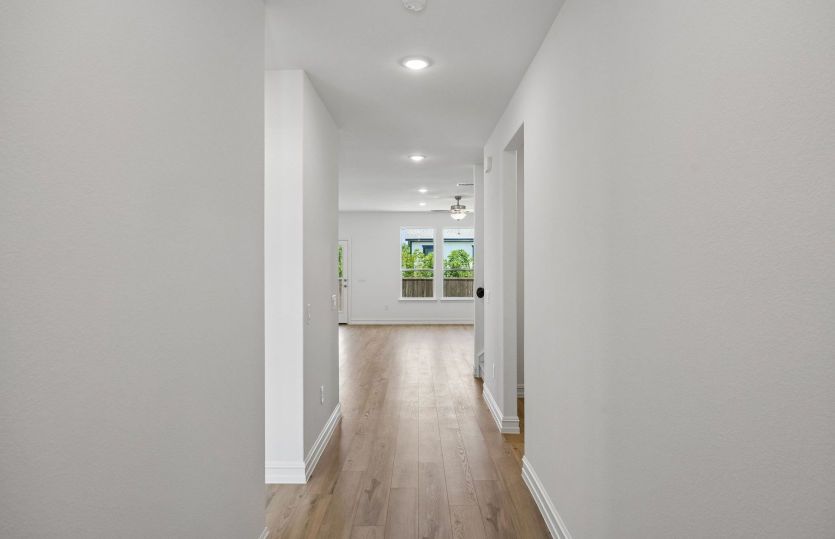 Welcoming entry into home