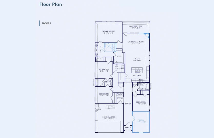 Doucette Floor Plan, Quick Move-In Home, Floor 1