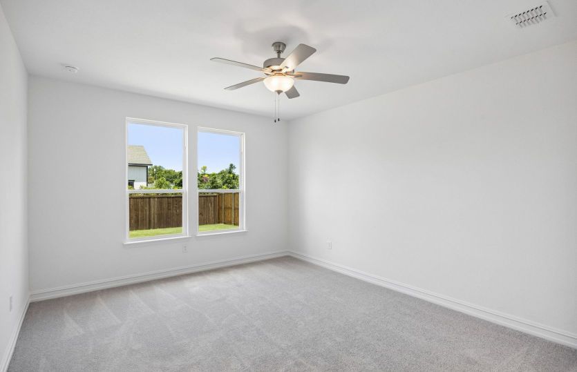 Primary suite with large window