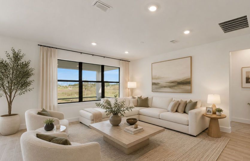 Gathering room | Virtually staged for illustrative purposes