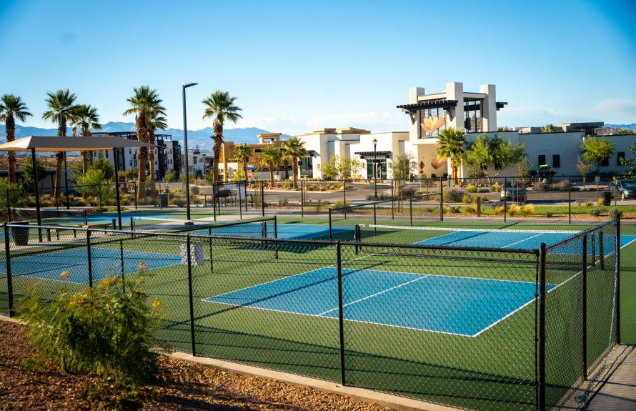 Desert Color Pickleball Courts