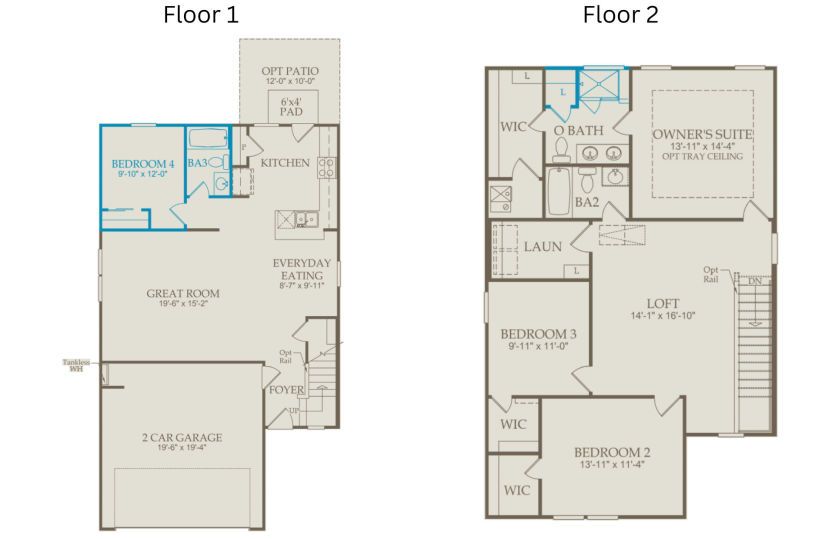Floor Plan Level 1 & Level 2