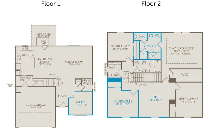 Floor Plan Level 1 & Level 2