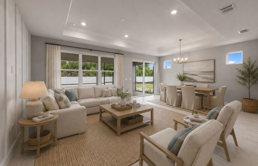 Gathering room | Virtually staged for illustrative purposes
