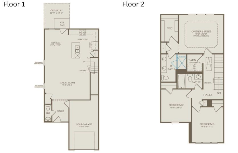 Floor Plan Level 1 & Level 2