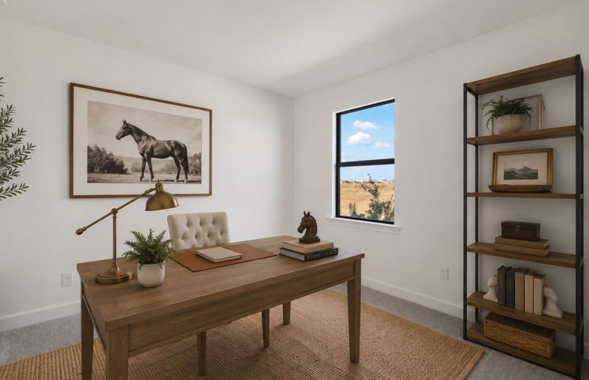 Flex room | Virtually staged for illustrative purposes