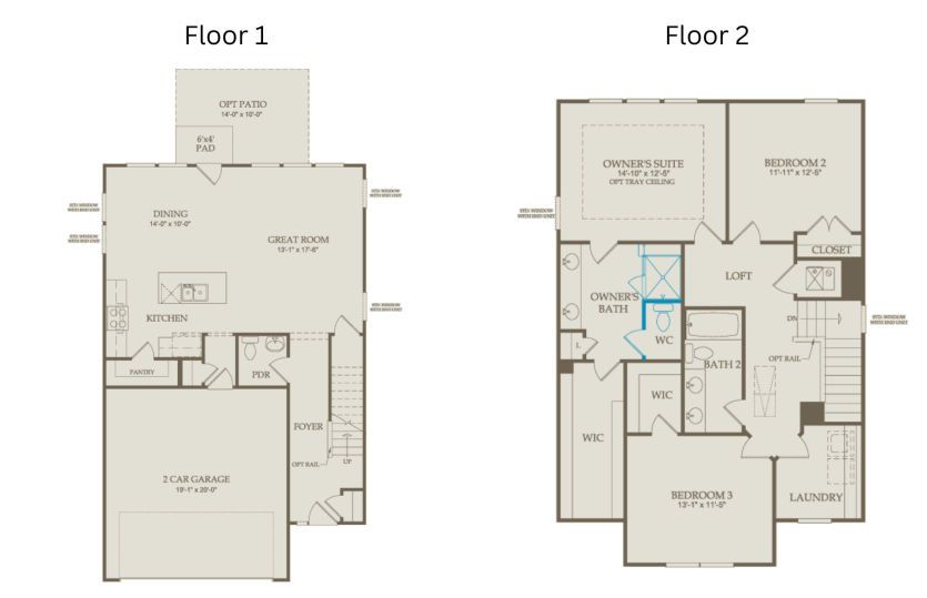 Floor Plan Level 1 & Level 2