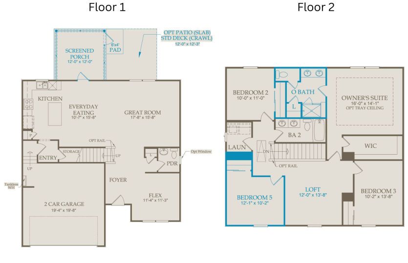 Floor Plan Level 1 & Level 2