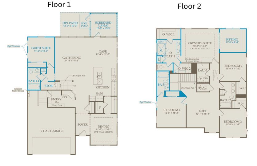 Floor Plan Level 1 & Level 2