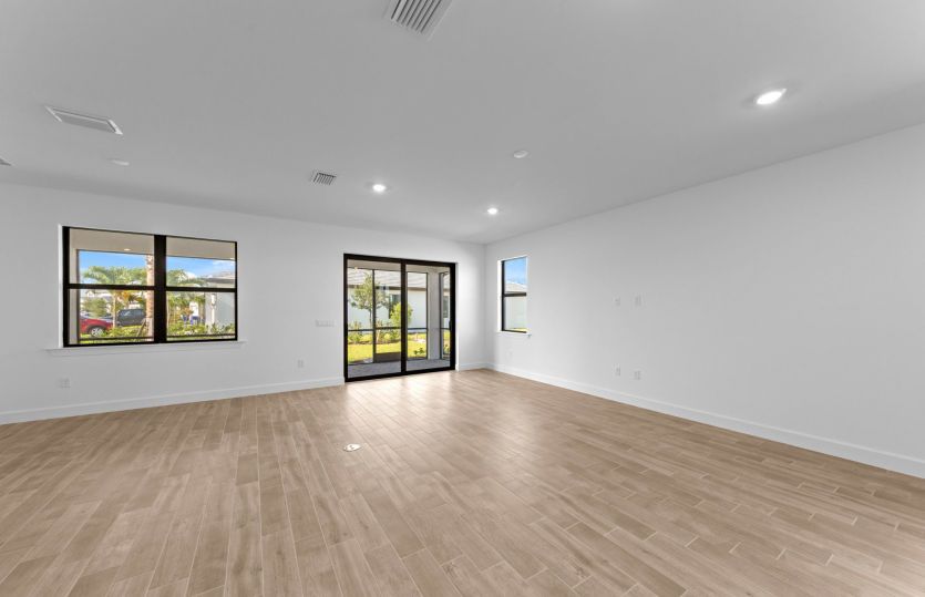 Spacious gathering room