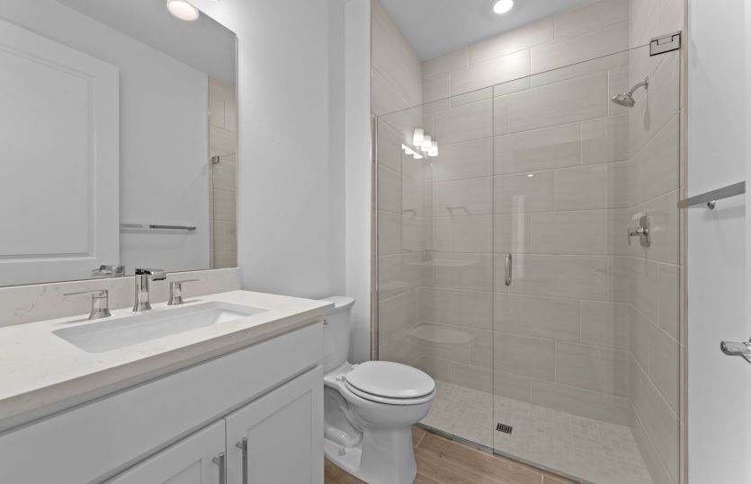 Secondary bathroom